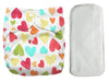 Jingle Kids Baby Pocket Style Button Reusable Adjustable Cloth Diaper With Bamboo Microfiber Insert Soaker Booster Pads WetFree