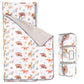 Winghenlee Toddler Nap Mat With Removable Pillow And Blanket, Extra Large Rolled Napping Mat, Soft Kids Sleeping Bag For Boys Gi
