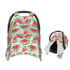 Muishi Watermelon and Green Stripes Baby Car Seat Canopy Nursing Cover for Newborn Car Seat Breastfeeding Covers Blanket Newborn