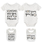 Ysculbutol Baby Twins Girl Bodysuits Sometimes When You Pray For A Miracle God Gives You 2Pcs Boy Clothes(M White3M)