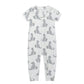 Owlivia Baby Boy Romper, Unisex Short-Sleeve Summer Outfit, 100% Organic Cotton Boy One-Piece Jumpsuit(18-24 Months, Cheetah)