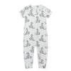 Owlivia Baby Boy Romper, Unisex Short-Sleeve Summer Outfit, 100% Organic Cotton Boy One-Piece Jumpsuit(18-24 Months, Cheetah)
