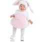 Underwraps Baby'S Rabbit Belly-Babies, White/Pink, X-Large