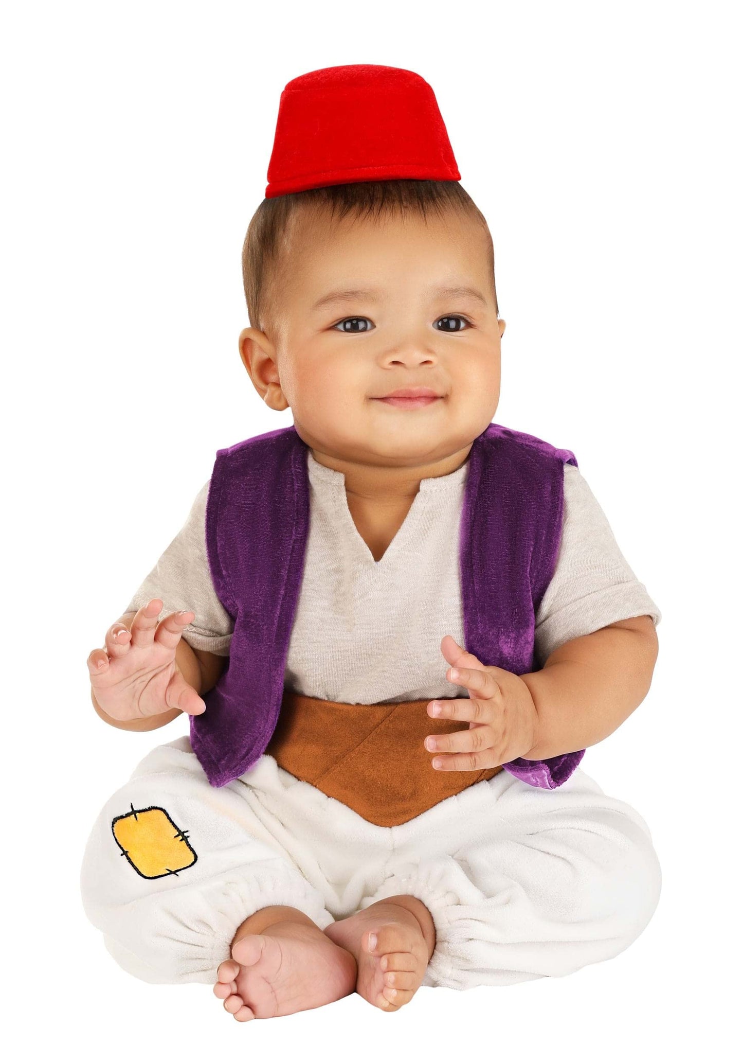 Fun Costumes Disney Infant Aladdin Halloween Costume, For Babies 6/9 Months