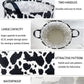 Ddbasket Cow Print Laundry Basket Baby Nursery Clothes Hamper Collapsible Toy Storage Bin Organizer With Handles For Kids,Boys A