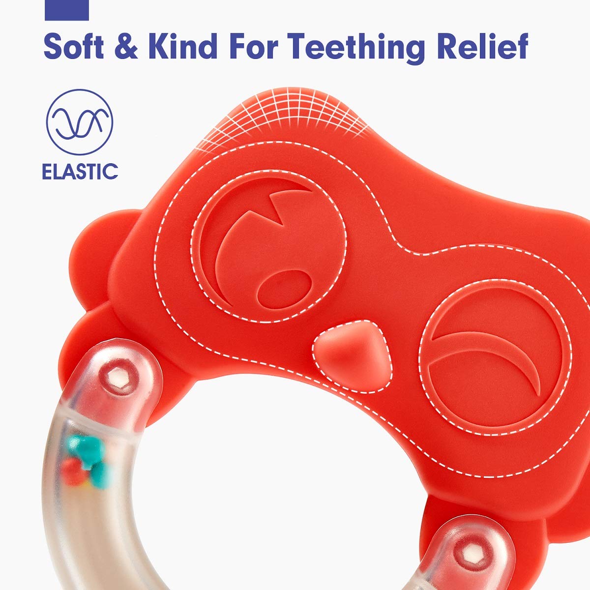 hahaland Baby Toys 0-6 Months - Baby Teething Toys for Babies 0-6 Months - Infant Baby Toys 6-12 Months - Rattles Teethers for B