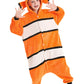 Atoz Onesie For Kids, Animal Pajamas Halloween Cosplay Costume For Girls Boys, Fish 8-9Y