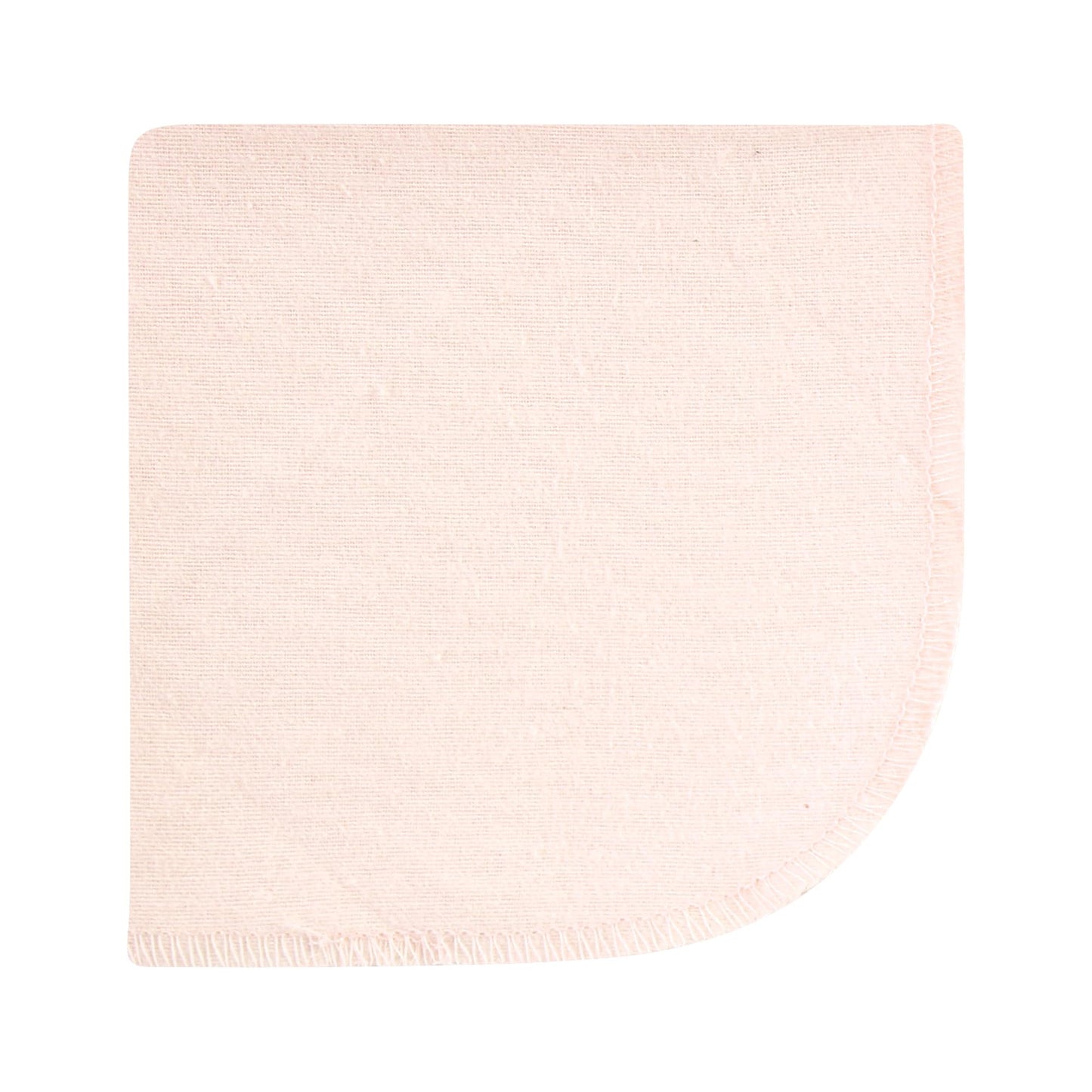 Hudson Baby Unisex Baby Flannel Cotton Washcloths, Neutral Pink Floral 10 Pack, One Size