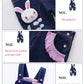 Kidscool Space Baby Girl Jean Overalls,Toddler Denim Cute 3D Bunny Outfit,Blue,12-18 Months