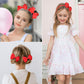Deeka Hair Accessories, 15 Pieces Uniform Hair Bows, Hair Clips, Headband, Hair Ties Set For Little Toddler School Girls - Red