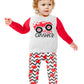 Dakeik Toddler Boy Valentines Day Outfit 4T-5T Boys Valentines Day Outfit All Terrain Vehicle Heart Crusher Print Long Sleeve To