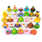 WQTHE 120 Pack Rubber Duck for Jeeps Ducking - 2.3 Inch Bulk Floater Duck for Kids - Baby Bath Toy Assortment - Party Favors, Bi