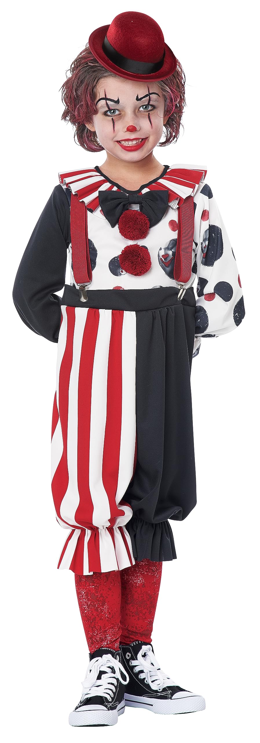 California Costumes Toddler Creepy Clown Kid Costume Medium