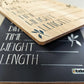 Cohas Hello World Newborn Baby Announcement Printed Wood Sign With Monster Theme, 9 By 12 Inches, Black Marker