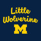 Ugp Campus Apparel Ts1224 - Michigan Wolverines Little Wolverine Toddler T Shirt - 3T - Navy