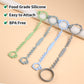 Toy Straps For Baby, Pacifier Holder Clip With Self-Adjusting Bayonet, Pure Silicone Material Without Bpa; Can Be Used For Teeth