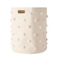 Pehr Pom Pom Basket, Hamper, Blush, Cotton Canvas Storage, 18D x 20H