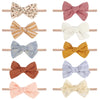Visbl Baby Girl Headbands And Bows, Newborn Infant Toddler Nylon Hairbands Hair Accessories