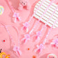 Xunyee 36 Pcs Baby Shower Necklace Gender Reveal Cute Feet Acrylic Pacifiers Necklaces For Baby Shower Funny Pacifiers Party Fav