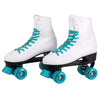 C Seven C7Skates Quad Roller Skates  Retro Design (Teal, Womens 6  Youth 5)