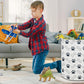 Ntaohamper Kids Laundry Hamper,Laundry Basket,Baby Boy Nursery Hamper,Waterproof Storage Bin,Clothes Organizer,Toys Bin,Room Dec