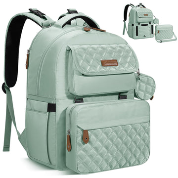 Maelstrom Diaper Bag Backpack,29L-45L Expandable Large Baby Bag For 2 Kids/Twins With Removable Cross Body Bottle Bag For Mom/Da