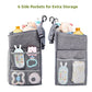 Clearworld Hanging Diaper Caddy Organizer,Diaper Stacker And Crib Organizer,Upgrade Thicken Nursery Organizer For Changing Table