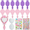 Liliful 12 Pack Princess Foam Mirror Kits Decorate Your Own Princess Mirrors Party Supplies Kids Unbreakable Toy Crafts for Girl