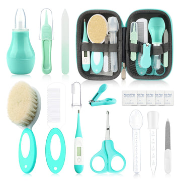 Baby Healthcare And Grooming Kit With Nail Clippers Scissors Portable Baby Health And Essentials Infant Grooming Kit For Newborn