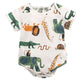 Sun & Shine  100% Cotton Baby Onesies, Rompers, Jumpsuit for Summer, Animal Kingdom Cute Print | 1218 months | 23 Years | New