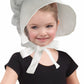 Rubies Child'S Colonial Bonnet Hat, White For Themed Parties And Halloween