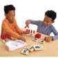 Excellerations Peg Number Board | Included: 10 Rubberwood Boards + 55 Wood Pegs + Storage Bag | Montessori Math Materials, Learn