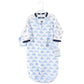 Hudson Baby Unisex Baby Cotton Long-Sleeve Wearable Sleeping Bag, Sack, Blanket, Paper Airplane, 0-3 Months