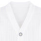 Lilax Baby Boy Cable-Knit Basic Knit Cardigan Sweater 3-6 Months White
