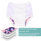 Alvababy Toddler Potty Training Panties Cotton Absorbent Toilet Training Pants Boys And Girls 2T-3T 6 Pack 6Xc07A-3Tj