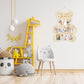 R Horse My First Year Photo Display Wood Board, Babys First Year Picture Frame 12 Months Milestone Board Bear Shape Birthday Bab