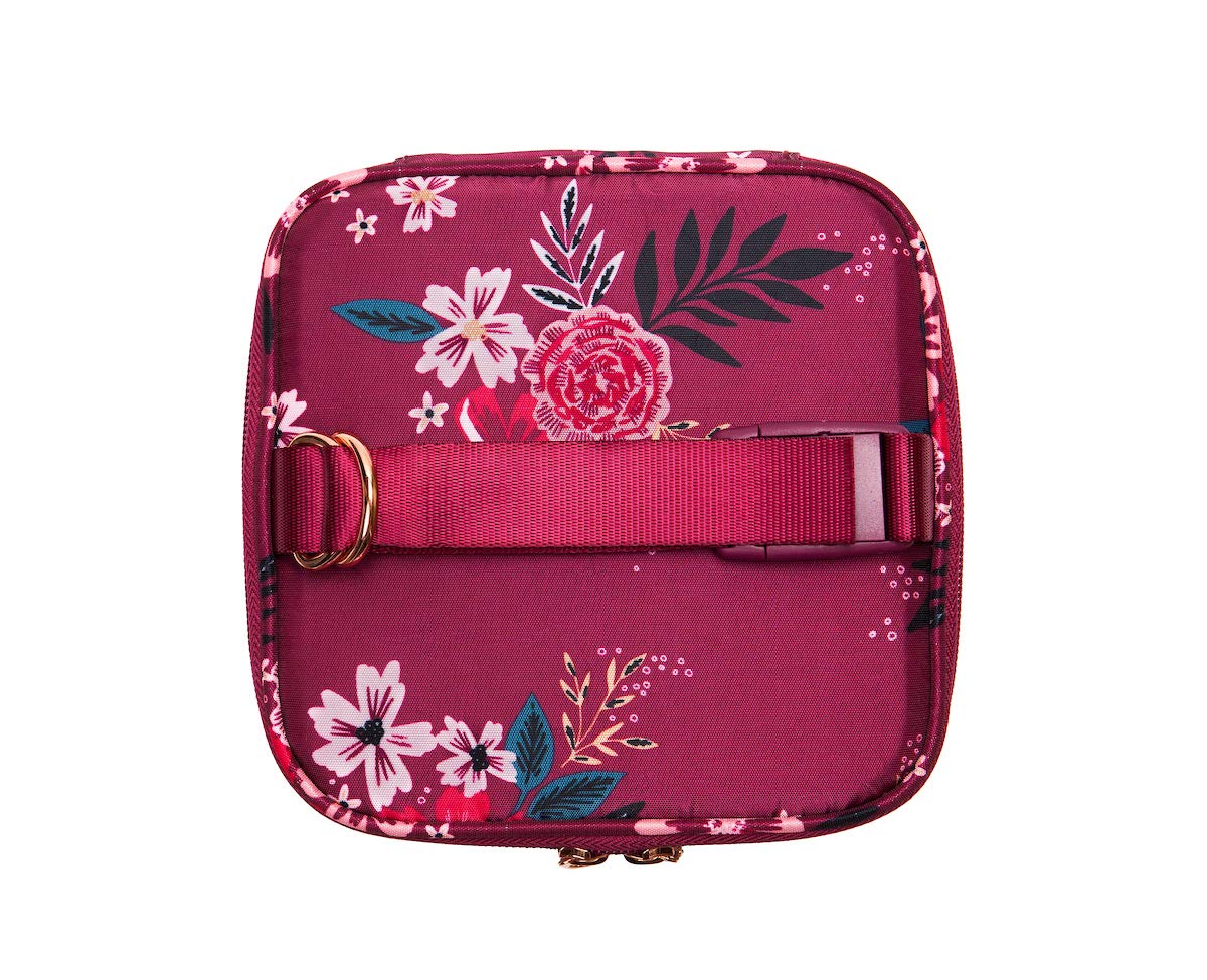 Sarah Wells Cold Gold Breastmilk Cooler Bag with Ice Pack (Berry Bloom)