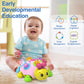 Baby Musical Ladybug Crawling Toys,Baby Toys 6-12 Months with Light-up Music, Early Educational Learning Montessori Toys, Infant