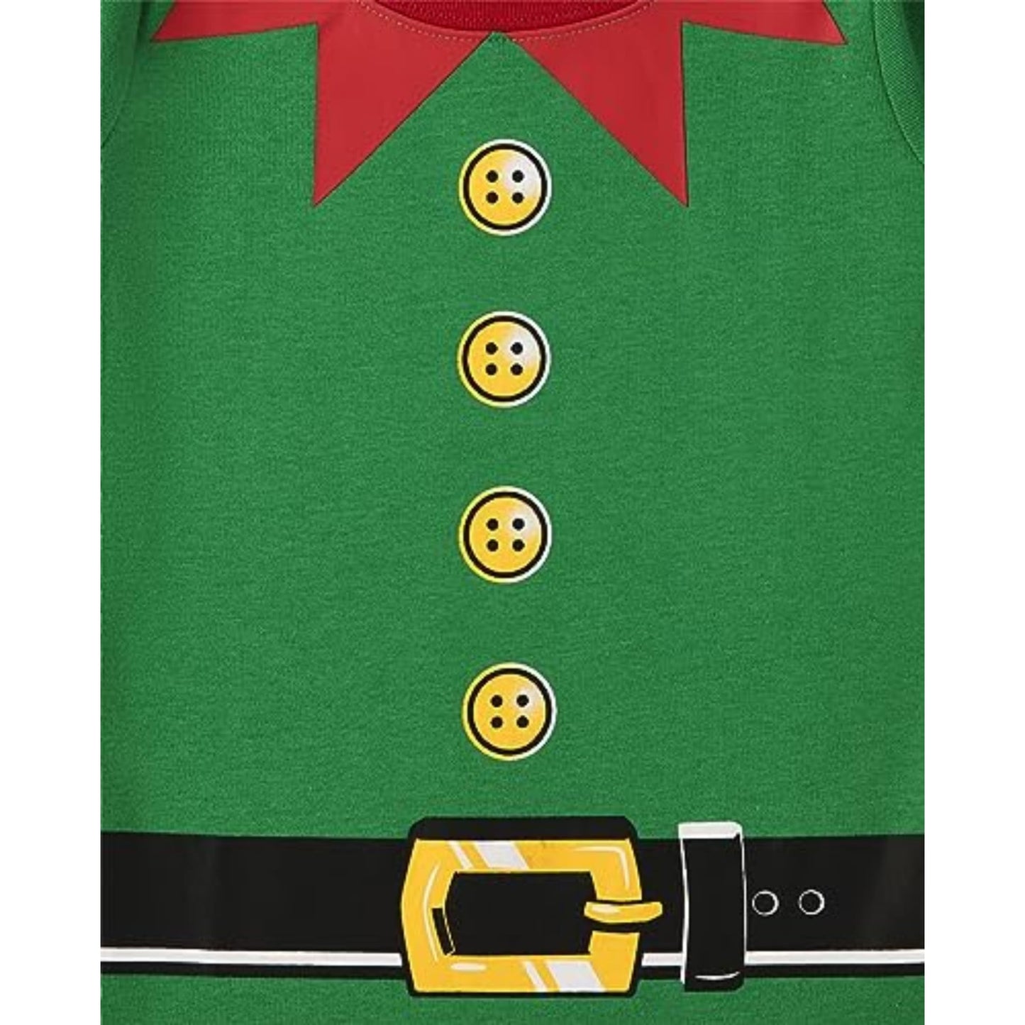 The Children'S Place Baby Girls Family Matching Christmas Holiday Sets, Snug Fit 100% Cotton, Pajama Set, Elf Suit, 4T Us