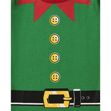The Children'S Place Baby Girls Family Matching Christmas Holiday Sets, Snug Fit 100% Cotton, Pajama Set, Elf Suit, 4T Us