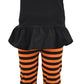 Unique Baby Baby-Girls 2 Piece Halloween Pumpkin Ruffled Pants Outfit (5T)