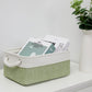 Bidtakay Small Baskets For Organizing Linen Closet Storage Baskets Set Of 6 Decorative Storage Bins For Shelves Cute Rectangular