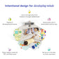 LOVEVERY | The Play Gym | Award Winning For Baby , Stage-Based Developmental Activity Gym & Play Mat for Baby to Toddler