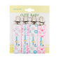 Babygoal Baby Girl Pacifier Clips With Pacifier Case, 4 Pack Metal Teething Clips & Pacifier Clips For Boys And Girls Fits Most
