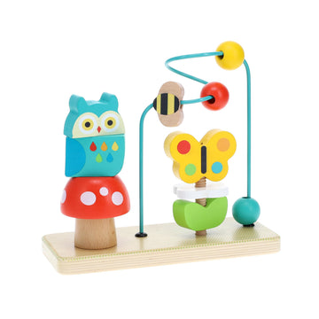 Petit Collage Busy Garden Wooden Activity Trio
