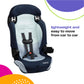Cosco Kids Finale DX 2-in-1 Booster Car Seat, Forward Facing Toddler Car Seat (30-65 lbs) and Belt Positioning High Back Booster