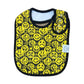 Isabeli Organic Cotton Toddler Drool Bibs 4 Pack - Graffiti