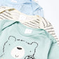 Gerber Unisex Baby Boy And Girls 4-Pack Sleeper Gown Bear Preemie