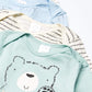 Gerber Unisex Baby Boy And Girls 4-Pack Sleeper Gown Bear 0-6 Months