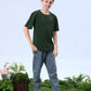 Cosland Green Toddler Shirt Cotton T Shirt, Green, 2T